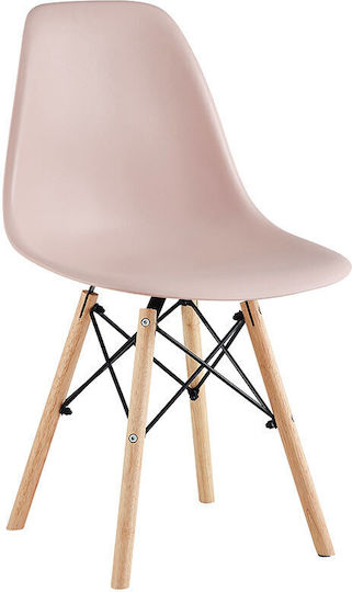 Anais Dining Room Wooden Chair Pink 52x46x82cm