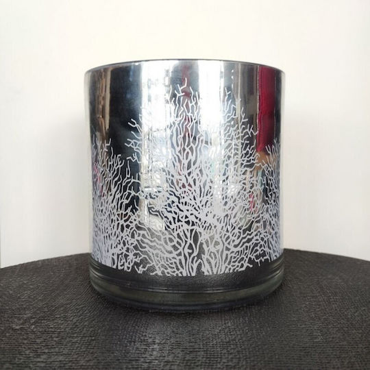 J-Line Декоративна ваза Silver Сребрист 24.5x24.5x24.5см 1бр