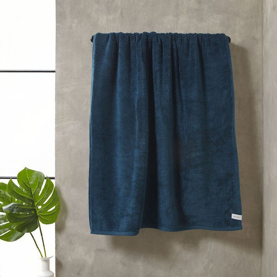Aigaion Bath Towel 76x147cm Petrol Blue Weight 600g/m²