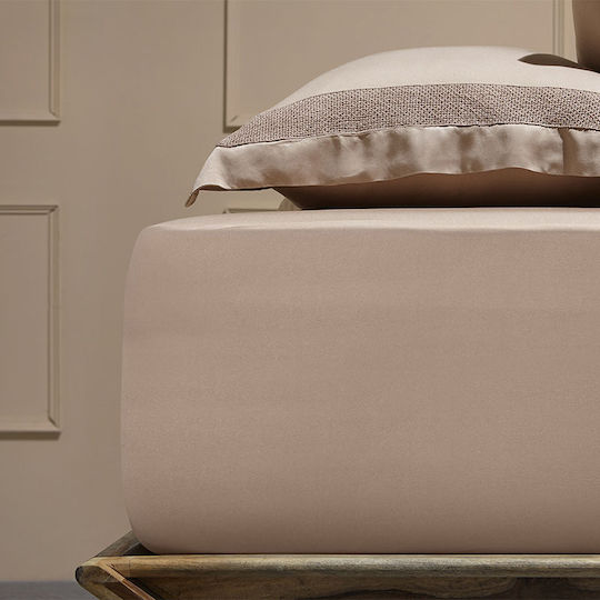 Hauz King Size 180x200+40εκ. με Λάστιχο Dusty Pink