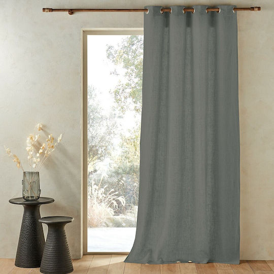 Am.Pm Perdea cu Capse Gri 324213855_18793_44 140x220cm