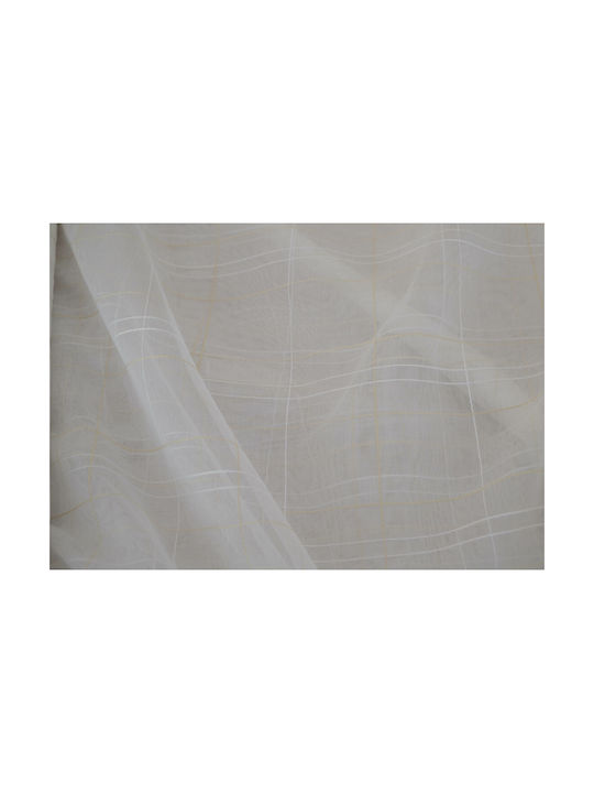 Saray Home Перде с Плик с Писалка Бяло 140x280см