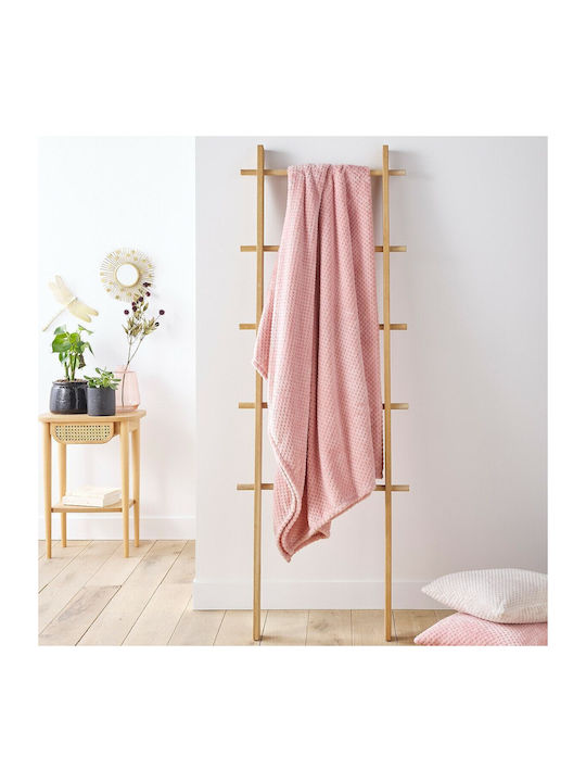 La Redoute Interieurs Gofre Sesselüberwurf 130x180cm Rosa