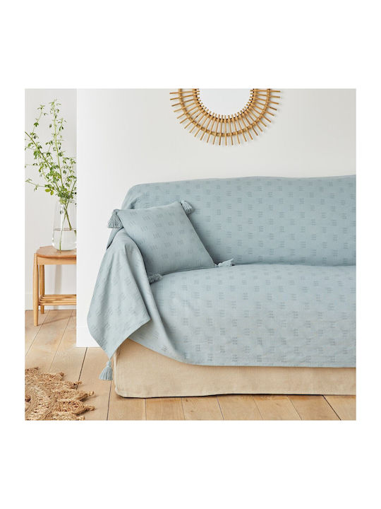 La Redoute Interieurs Cuvertură Pentru Canapea 2 Locuri Jacquard 180x230cm Monocromă