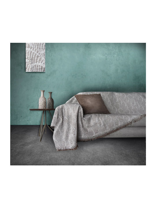 Mattex Ριχτάρι Τριθέσιου Καναπέ Δύο 'Οψεων 180x300εκ. Mocca