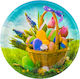 Easter Egg-Shaped Metallic Platter