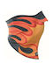 Matt Mask Windstopper Half Face Motorcycle Rider Multicolored
