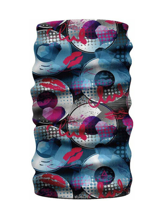Matt Neck Scarf Micro Club Шал за Врат за Мотоциклетист от Полиестер Многоцветен