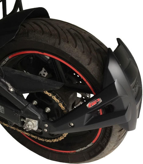 Φτερό Πίσω Τροχού Μοτοσυκλέτας για Kawasaki Versys 650 Μαύρο