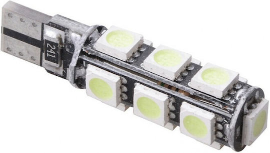 Лампи Автомобила Can Bus 13 Smd 5050 T10 Canbus LED Жълт 12V 1бр