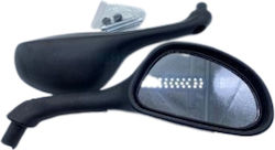 Motorradrückspiegel für Gilera Läufer 2Stück Schwarz Motorradrückspiegel für Gilera Läufer 2Stück Schwarz