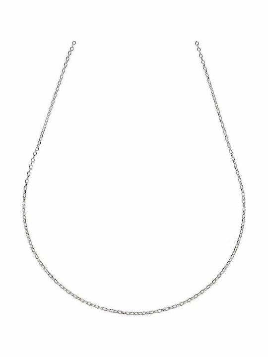 Rubini White Gold Chain Neck 14K Length 48cm