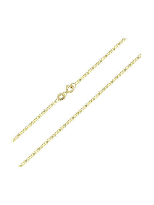 Goldene Kette Nacken 14K