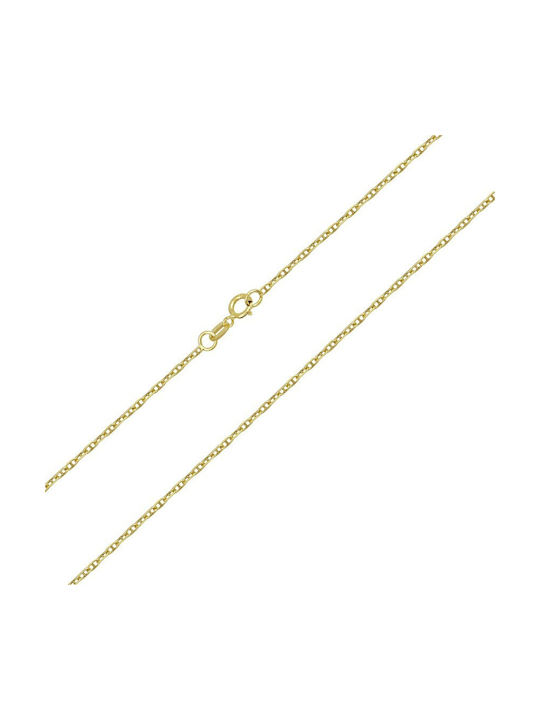 Goldene Kette Nacken 14K