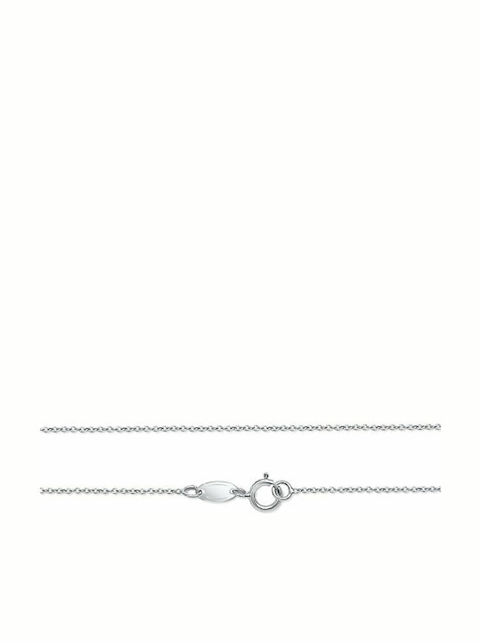 Al'Oro White Gold Chain Neck 14K Length 45cm