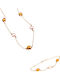 Gatsa Set with Necklace & Bracelet from Gold 14K with Pearls