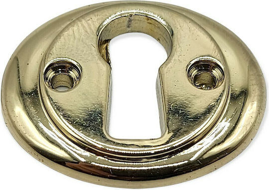 Forges Rosette - Türschild Möbel Gold