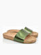 Designer Single Strap Mule Γυναικεία Σανδάλια Πράσινα