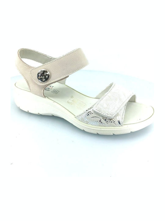 Imac Anatomic Women's Leather Platform Shoes Gray