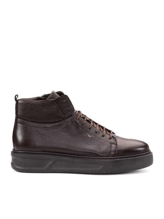 Leather Brown Men's Boots