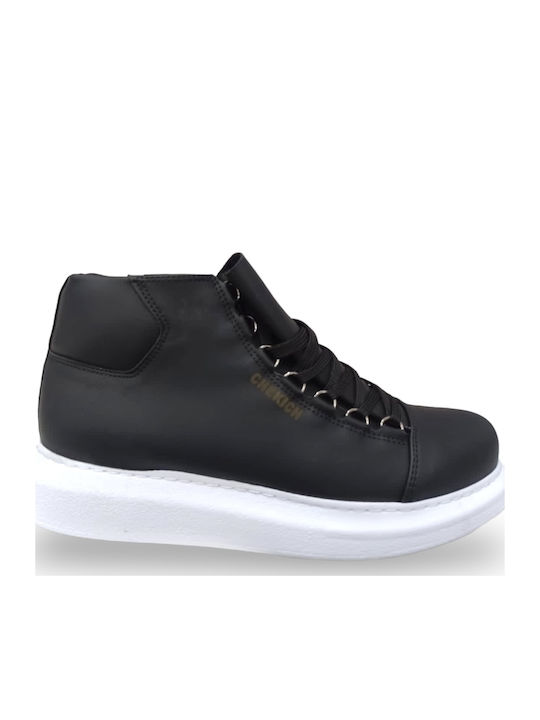 Chekich Schwarz Herrenstiefel