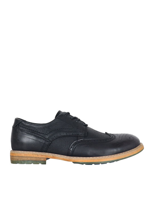 Leder Herren Mokassins in Schwarz Farbe