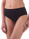 Damen Slip Nahtlos Schwarz