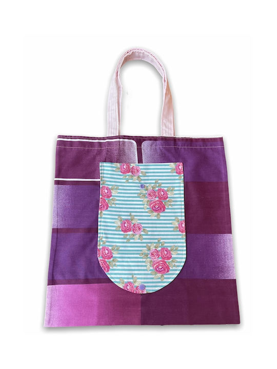 Fabric Shopping Bag Purple
