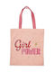 Sass & Belle Υφασμάτινη Τσάντα για Ψώνια σε Ροζ χρώμα