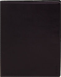 Leather Diary Flip Cover Δερματίνης Μαύρο (Universal 10.5") HALD-IP105-B