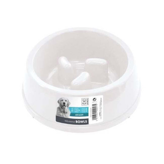 M-Pets Bowl Food Slow Feeder for Dog 1.4lt in Blue Color