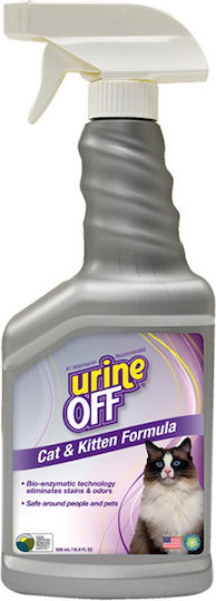 Urine Off Καθαριστικό Γάτας Spray για Καθαρισμό Ούρων 500ml