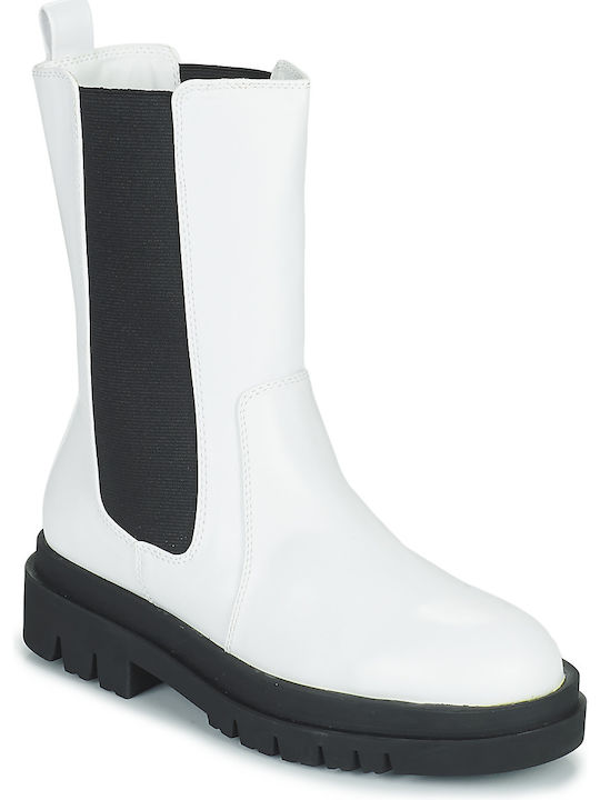 Paula Damen Chelsea-Stiefel Weiß SLH631-05-Weiß