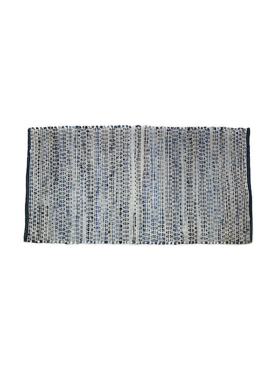 Denim Me Bambaki Rug Rectangular Cotton Blue