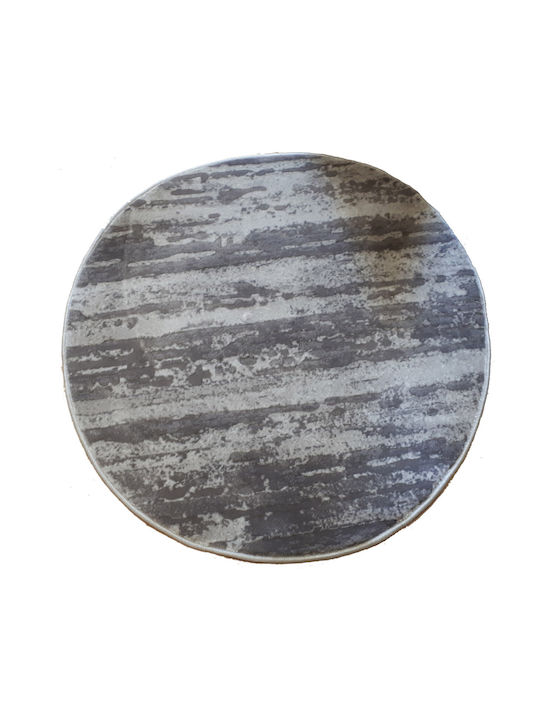 Rug Round Gray