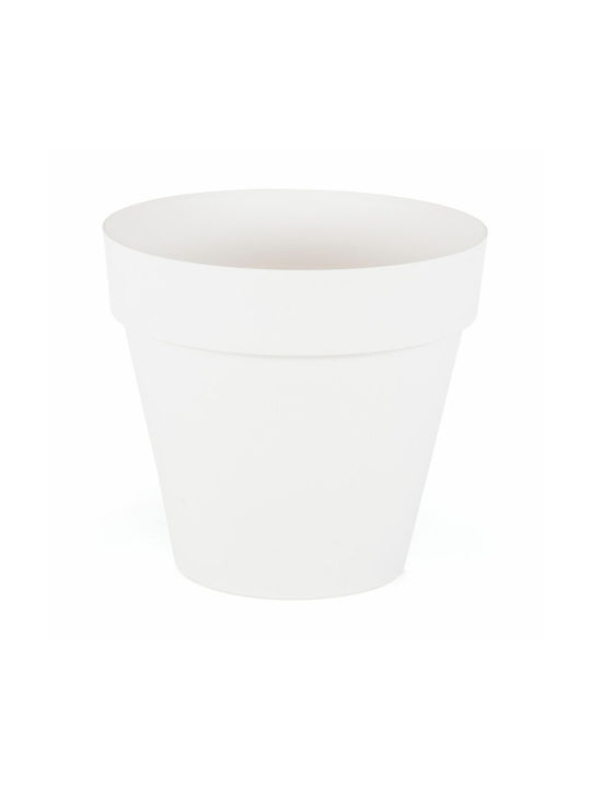 Flower Pot 16x14.5cm White Cream 8680648605206