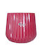 Ceramart Übertopf Keramik Burgundisch 15x15x13εκ.