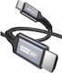 Jsaux Кабел HDMI Мъжки - HDMI Мъжки 2м Черен