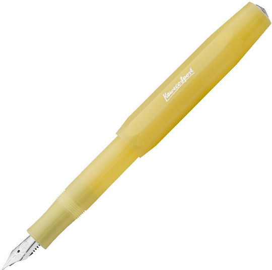 Kaweco Frosted Sport Banana Πένα Γραφής Fine 0.6mm Κίτρινη