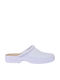 Leather Clogs White