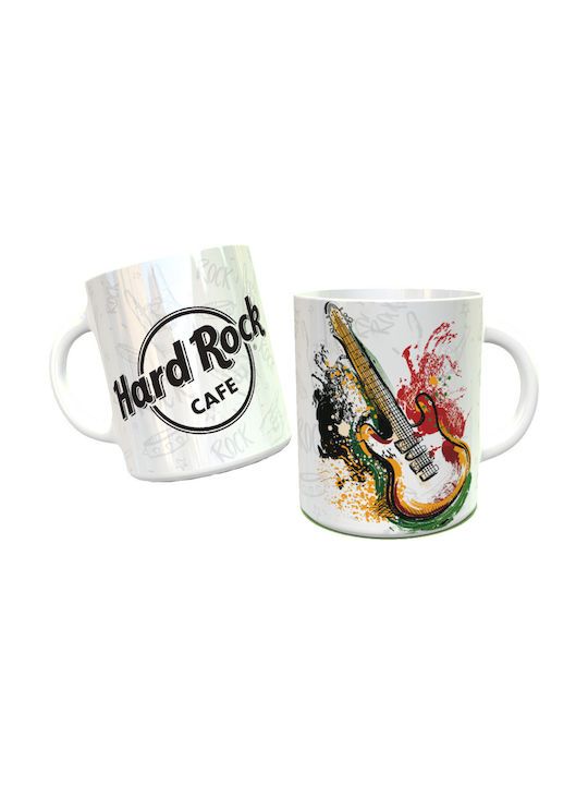 Hard Rock Cafe Ceramic Cup White 325ml