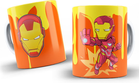 Rock Deal Ironman Nano Κούπα Κεραμική Πολύχρωμη