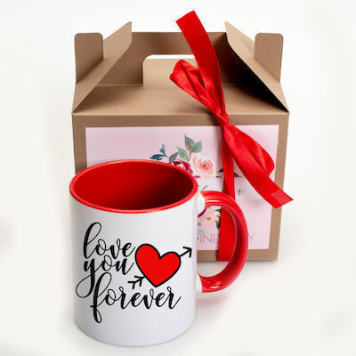 Love You Forever Чаша Керамично Бяла 325мл