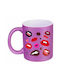 Fly Digital Ceramic Cup Purple