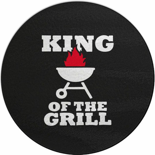 Koupakoupa King Grill Schneidebrett Glas Schwarz 30x30cm 1Stück