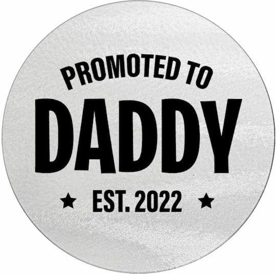 Koupakoupa Promoted To Daddy Плот за рязане Стъклен Прозрачен 30x30см 1бр