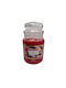 Scented Candle Jar Burgundy 1pcs