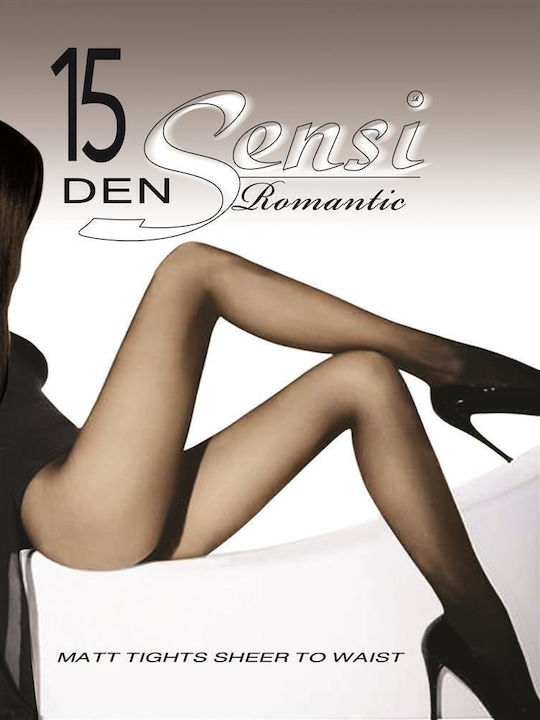 Sensi Romantic Διάφανο Γυναικείο Καλσόν 15 Den ...