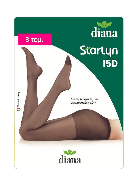 Diana Women's Pantyhose Sheer 15 Den Beige