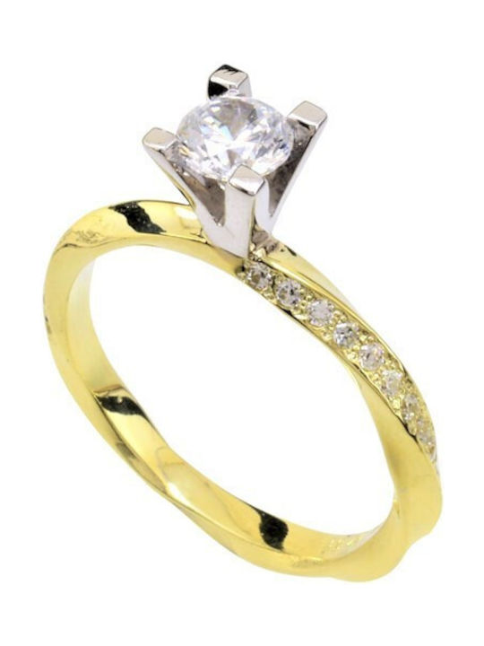 Single Stone from Gold 14K